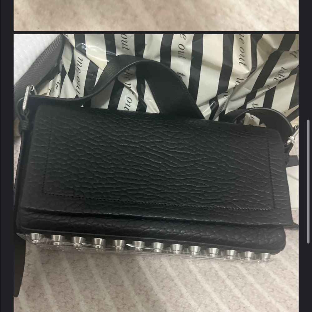 Alexander Wang Ricco Black Textured Leather Bag (Medium) - Picture 14 of 15